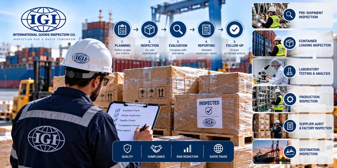 بازرسی چیست و انواع بازرسی کالا در مراحل تولید و حمل